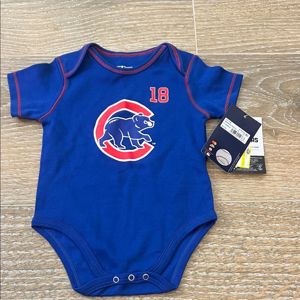 Genuine Merchandise Blue Baby Onesie Cubs- Imanaga size 3-6M NWT